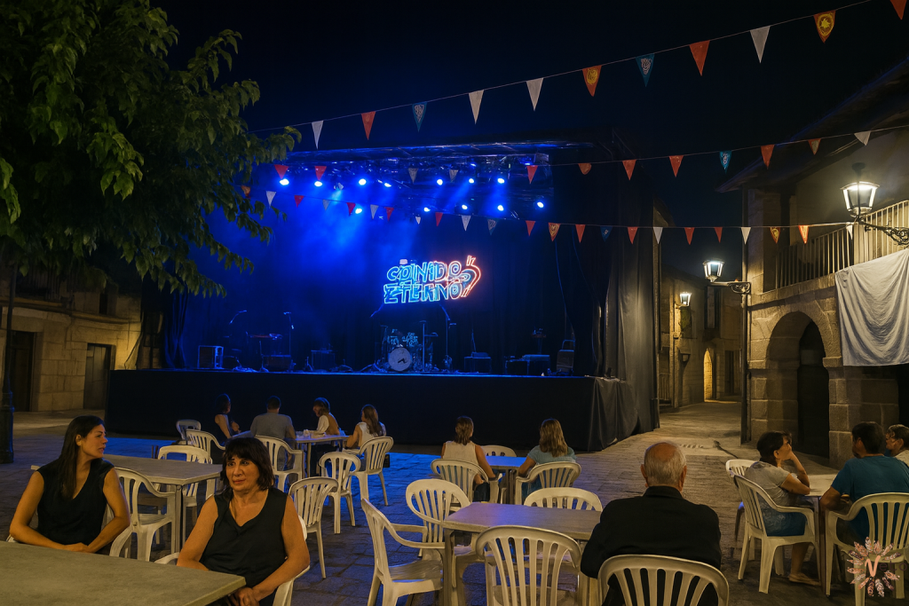 Rocking to Patron Saint Festivities in La Iglesuela