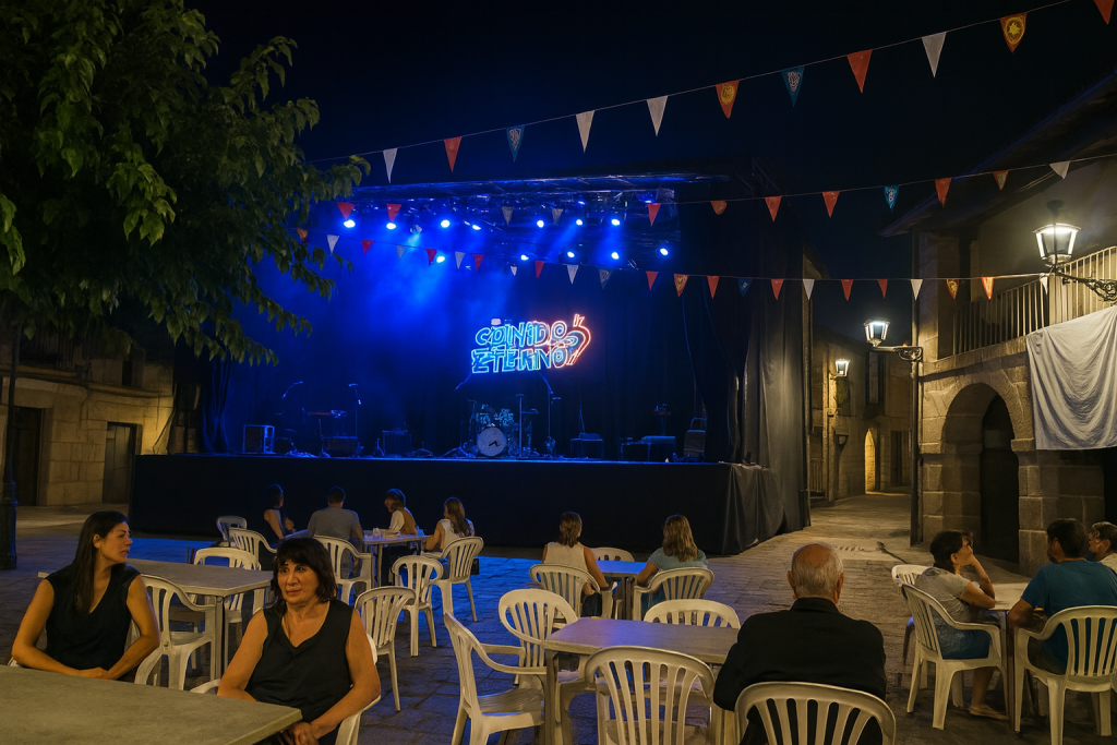 Rocking to Patron Saint Festivities in La Iglesuela