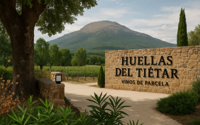 Cata de vinos en la Bodega Huellas del Tiétar