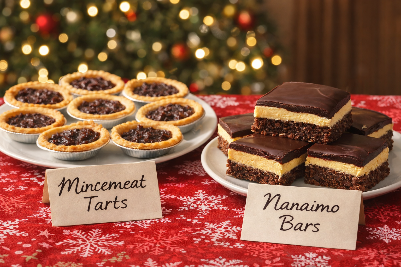 Mincemeat Tarts and Nanaimo Bars