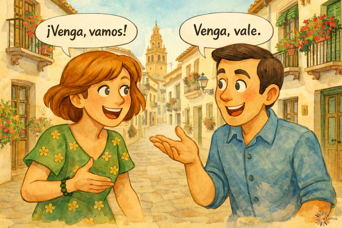 Venga discourse markers in Spanish